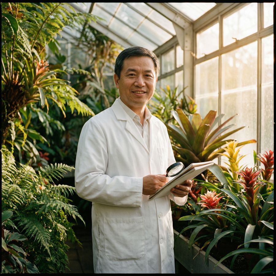 小马拉大车植物顾问陈建国